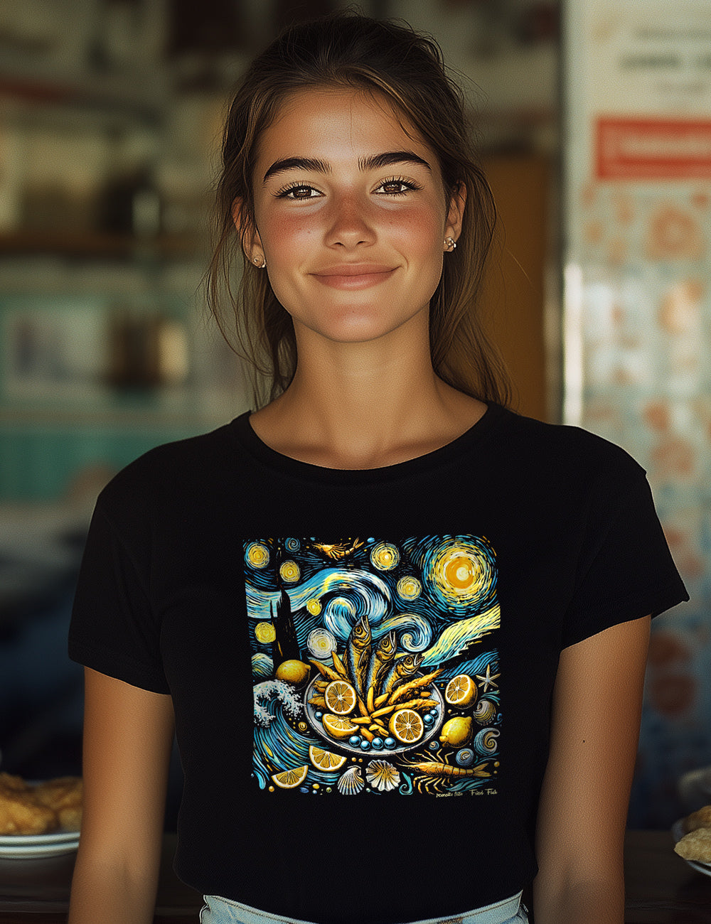 Camiseta Pescaito frito. L 263