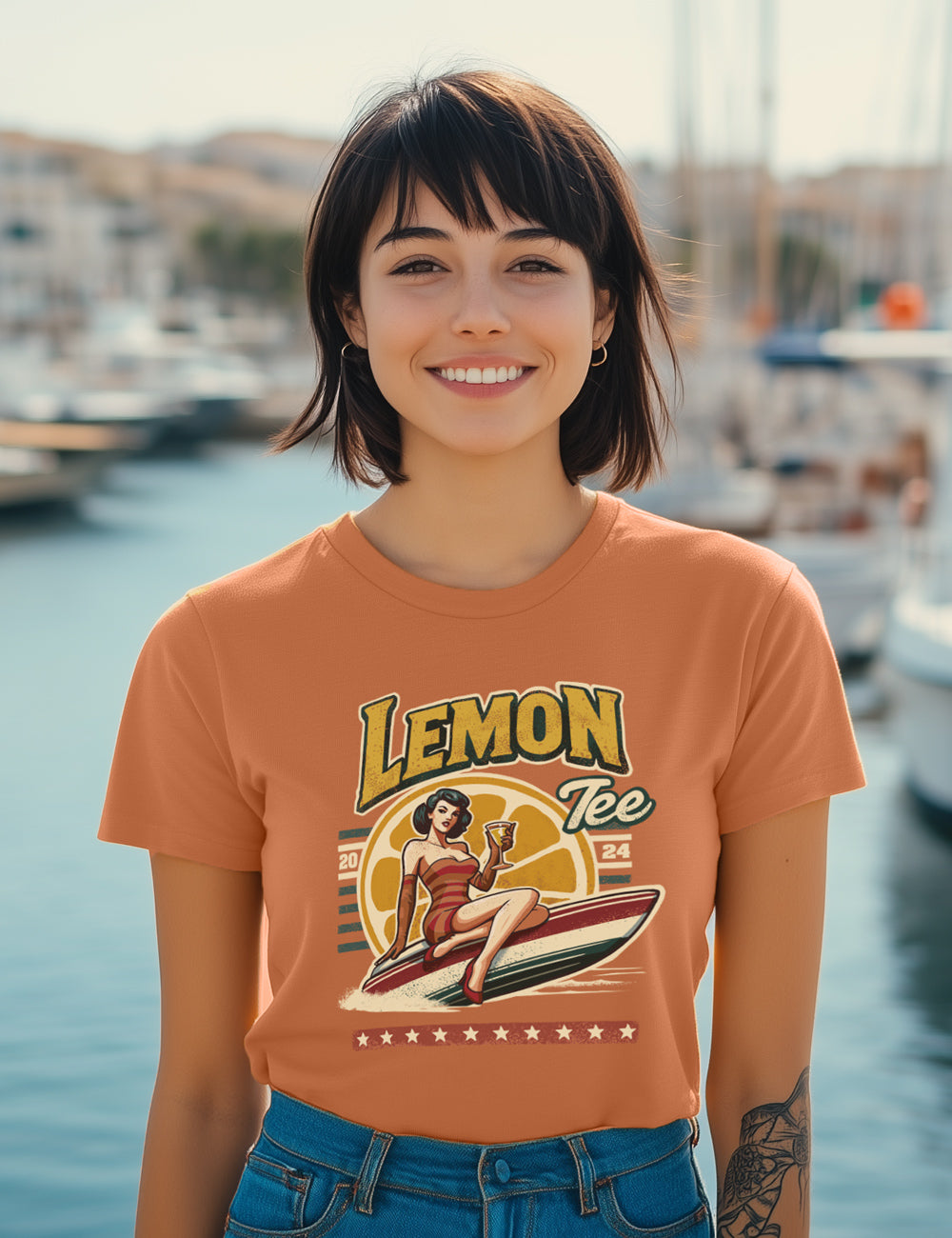 Camiseta Pinup Lemon. L 153