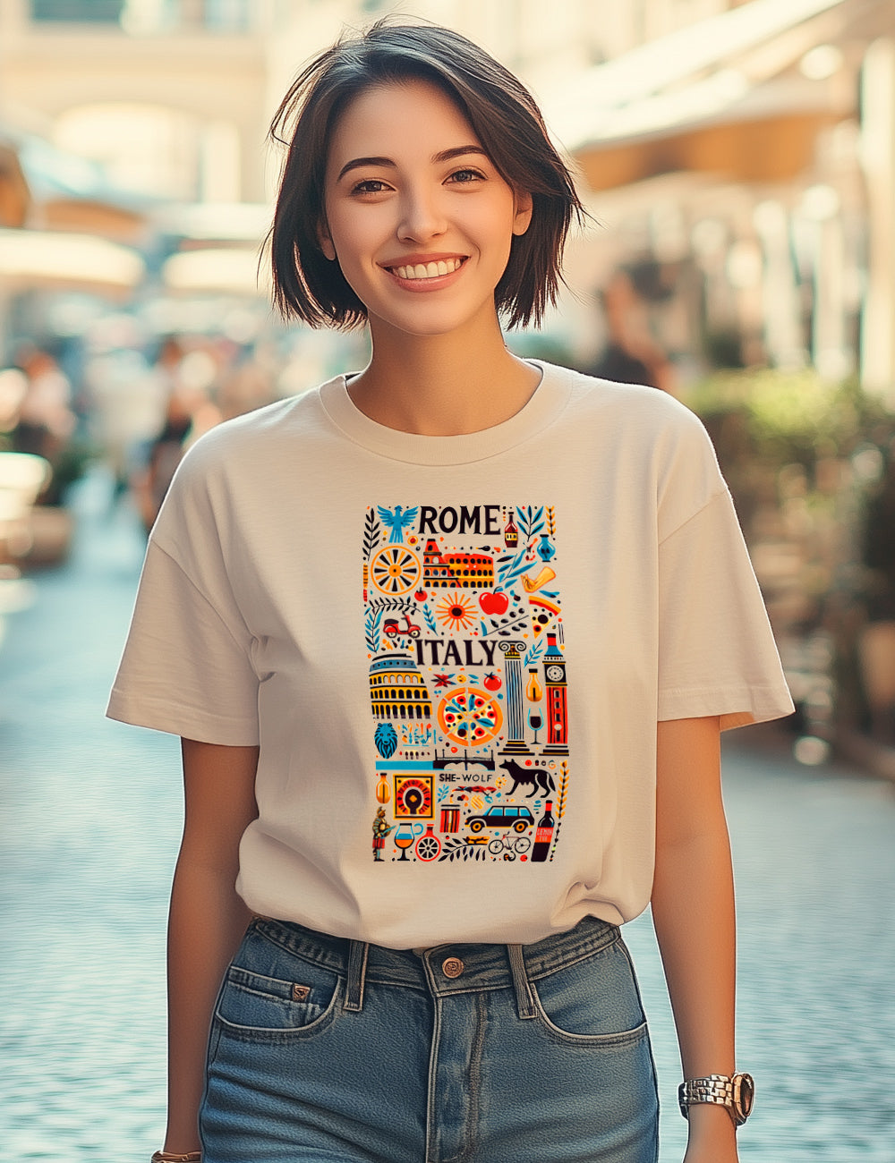 Camiseta Roma Icons. L 219