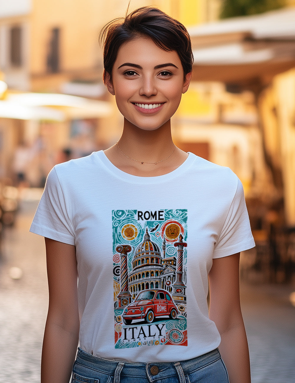 Camiseta Roman Charm. L 218