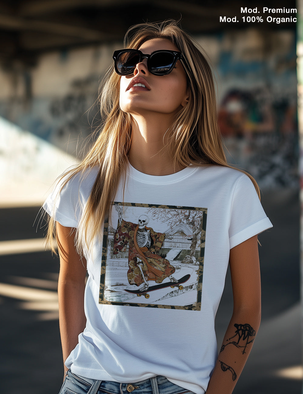 Camiseta Skeletor Samurai. L 14