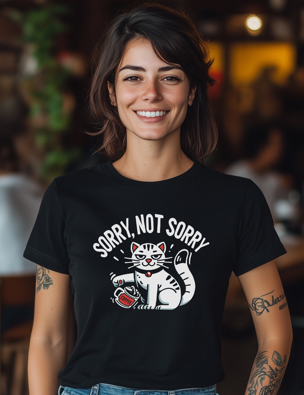 Camiseta Sorry not sorry. L 123