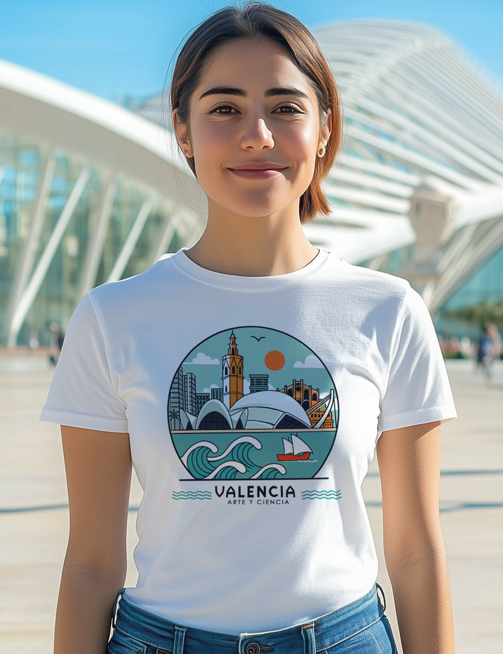 Camiseta Valencia arte y ciencia. L 74