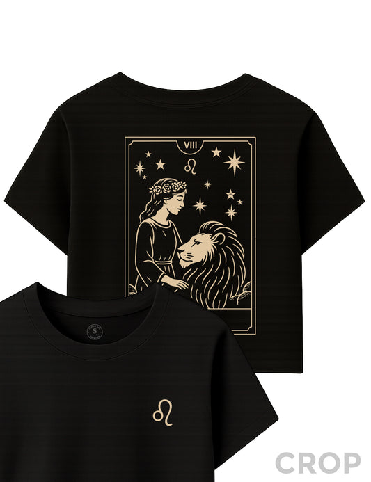 Camiseta Leo Tarot Crop. L 584