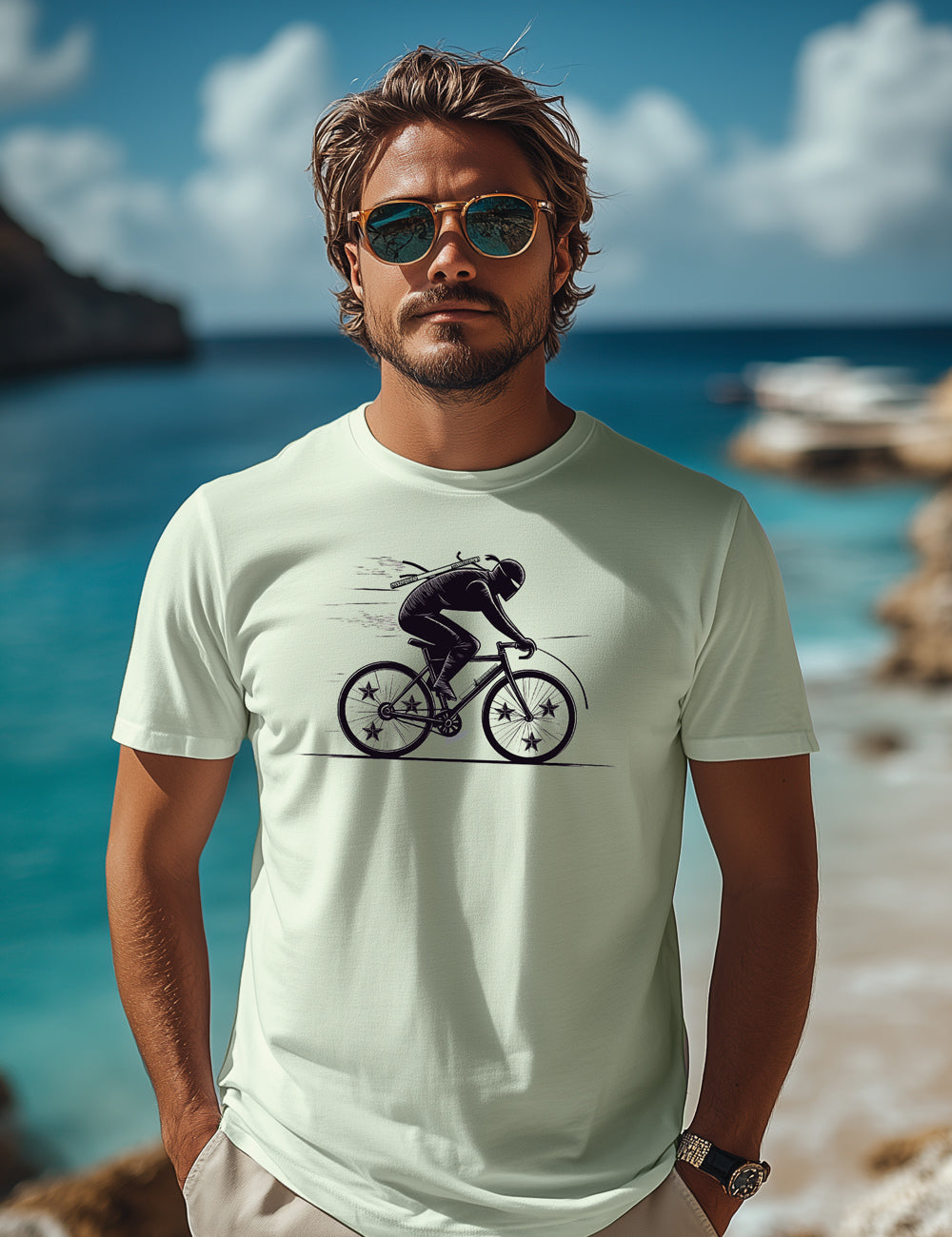 Camiseta Ninja Cycle. Sigilo sobre Ruedas. L 15