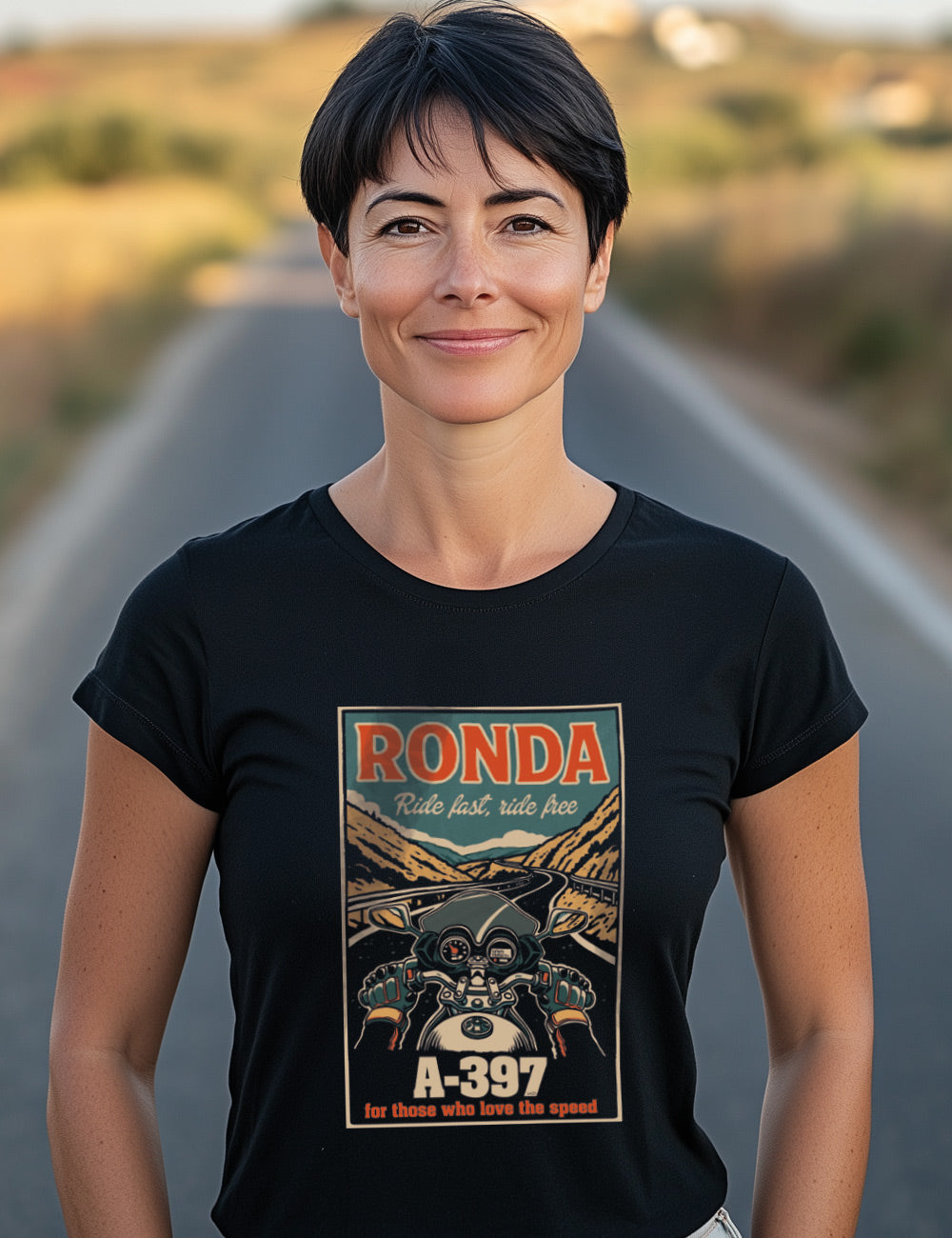 Camiseta Ride fast, ride free. Ronda. L 420