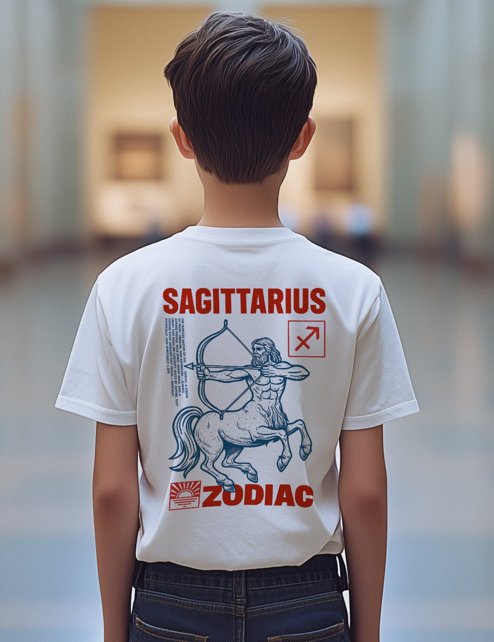 Camiseta Sagitarius Zodiac. L 570 Kids