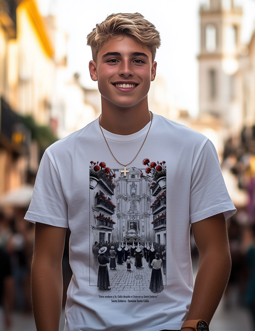 Camiseta Santo Entierro. Cádiz. L 376