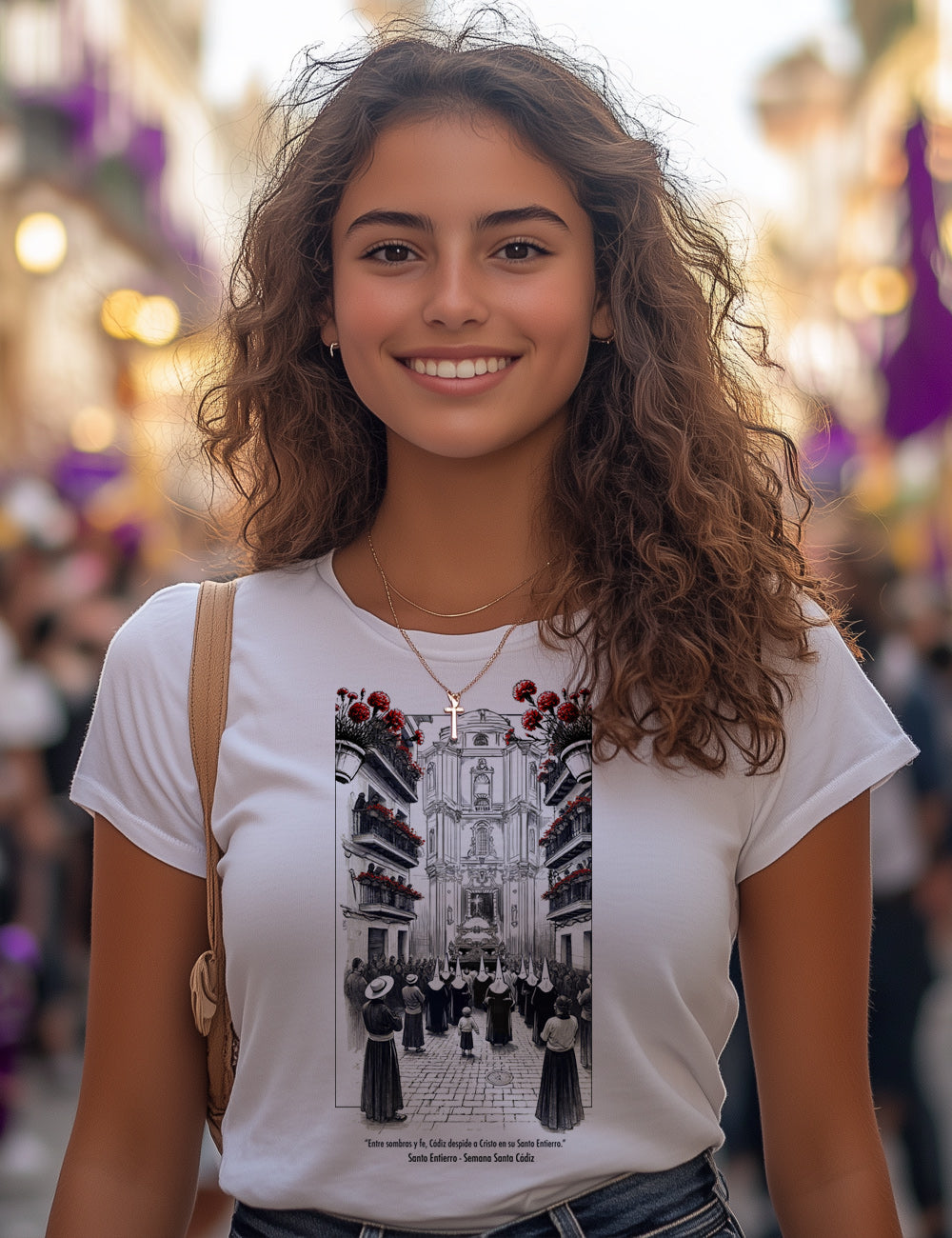 Camiseta Santo Entierro. Cádiz. L 376