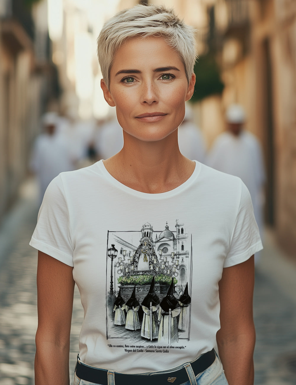 Camiseta Virgen del Caído Cádiz. L 432