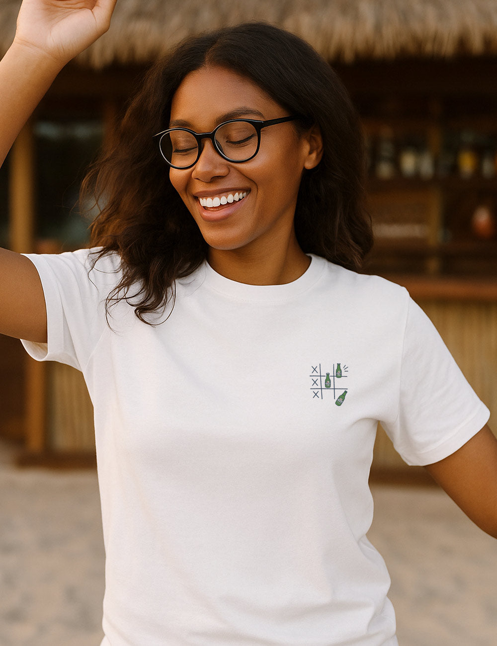 Camiseta Tres quintos en raya. L 803 LTE