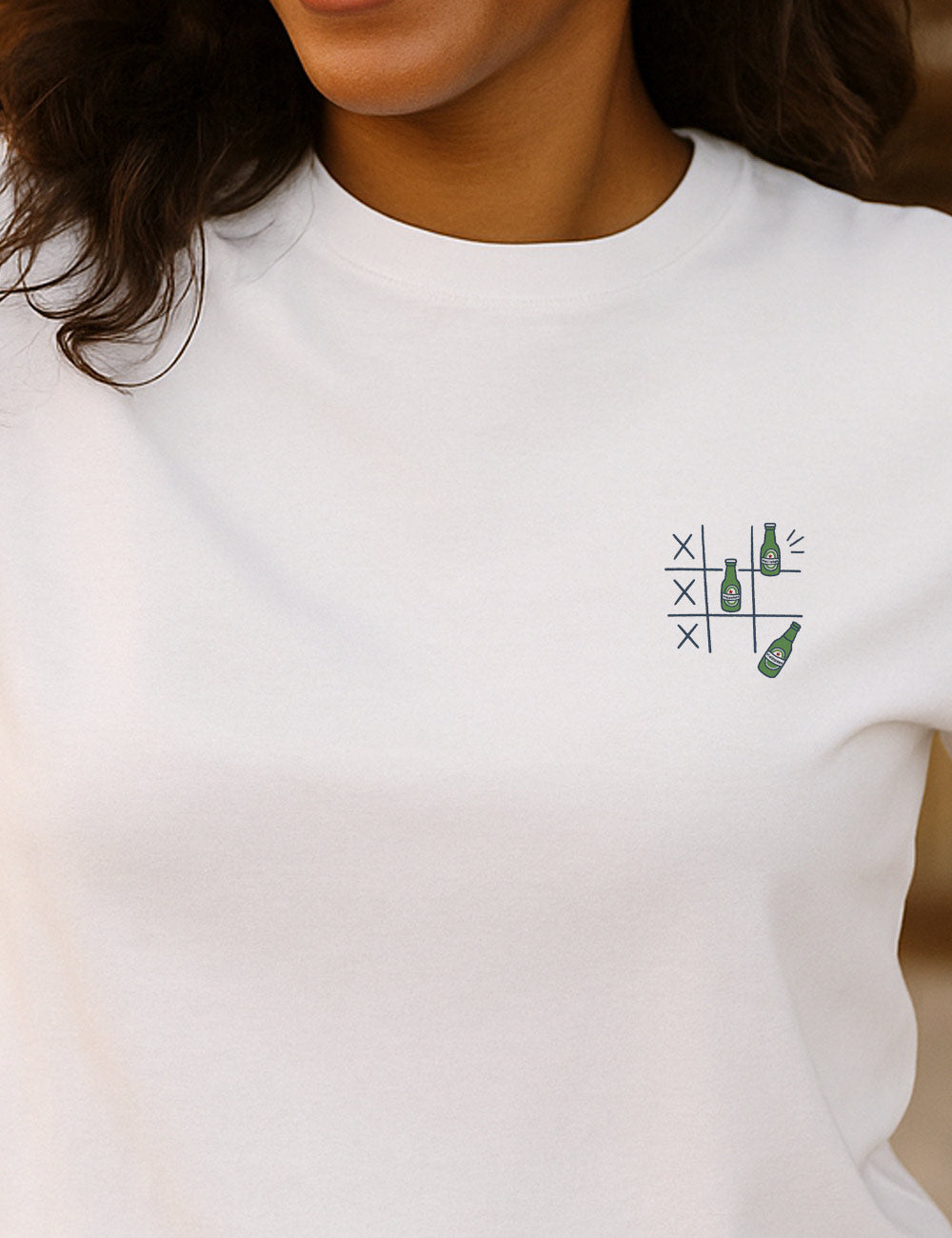 Camiseta Tres quintos en raya. L 803 LTE