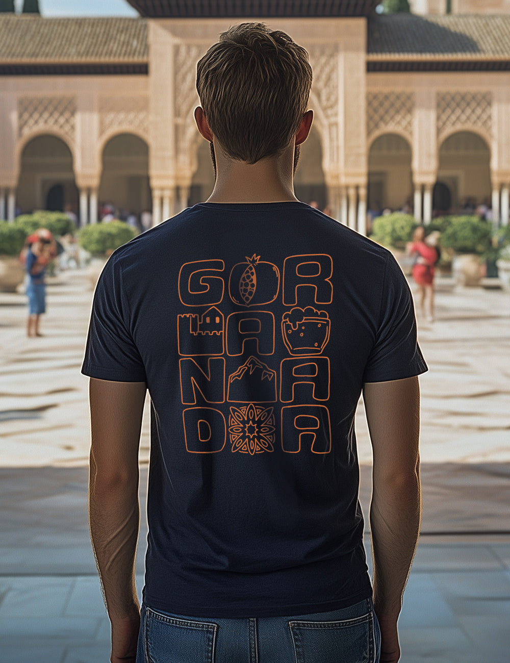 Camiseta Granada Vibes. L 90