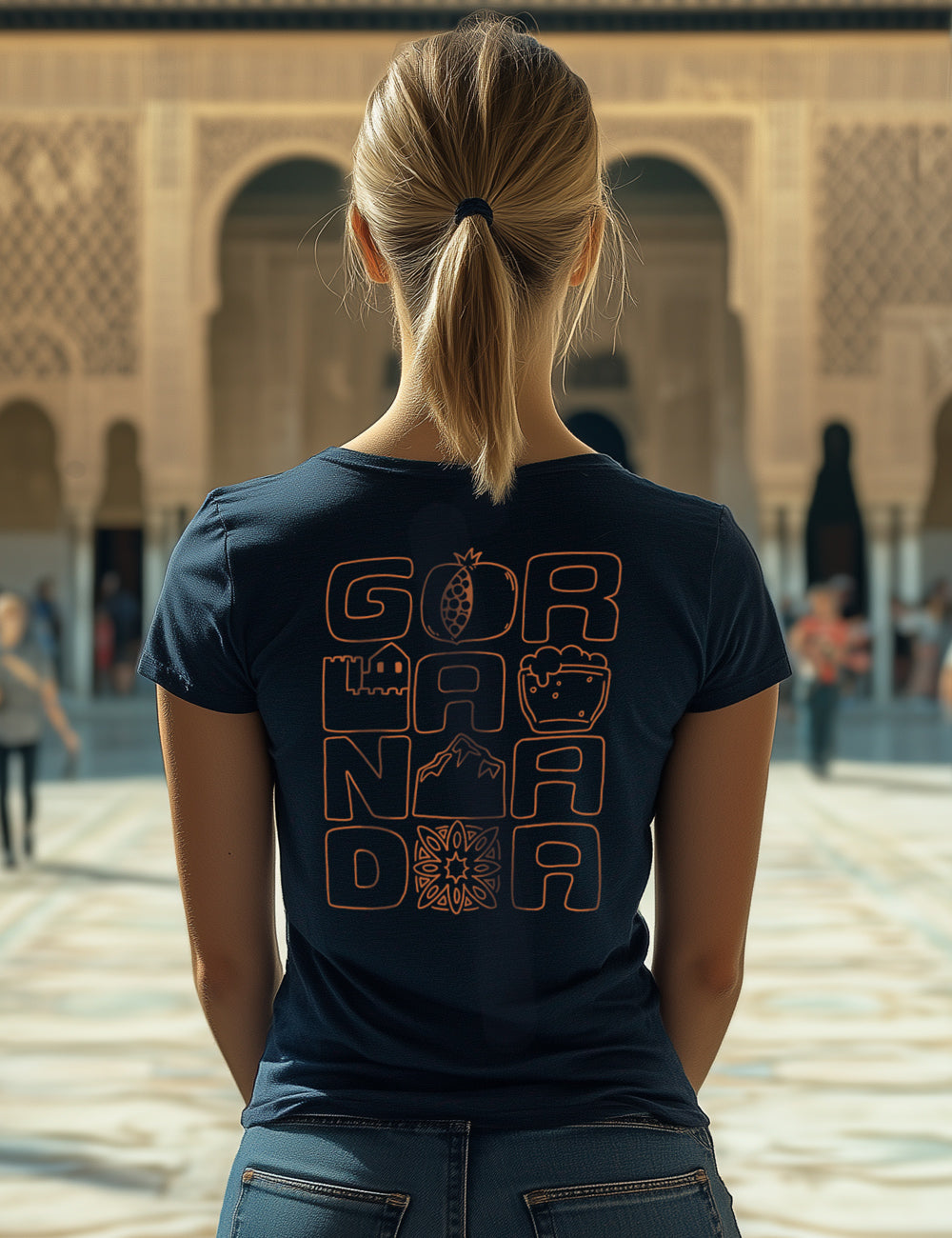 Camiseta Granada Vibes. L 90