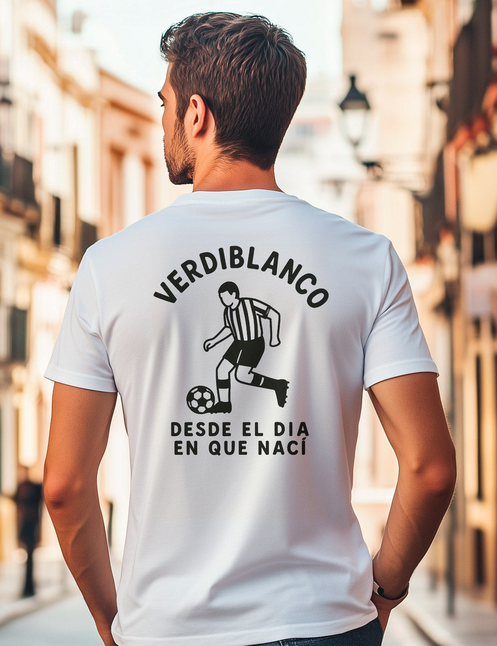 Camiseta Verdiblanco desde que nací. L 657