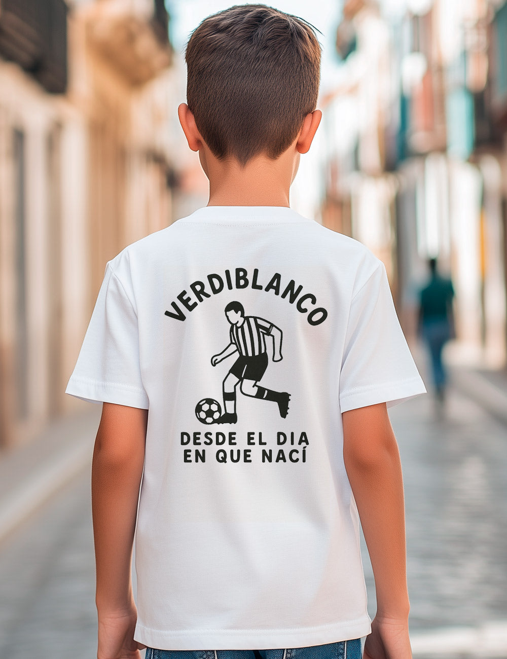 Camiseta Verdiblanco desde que nací. L 657 Kids