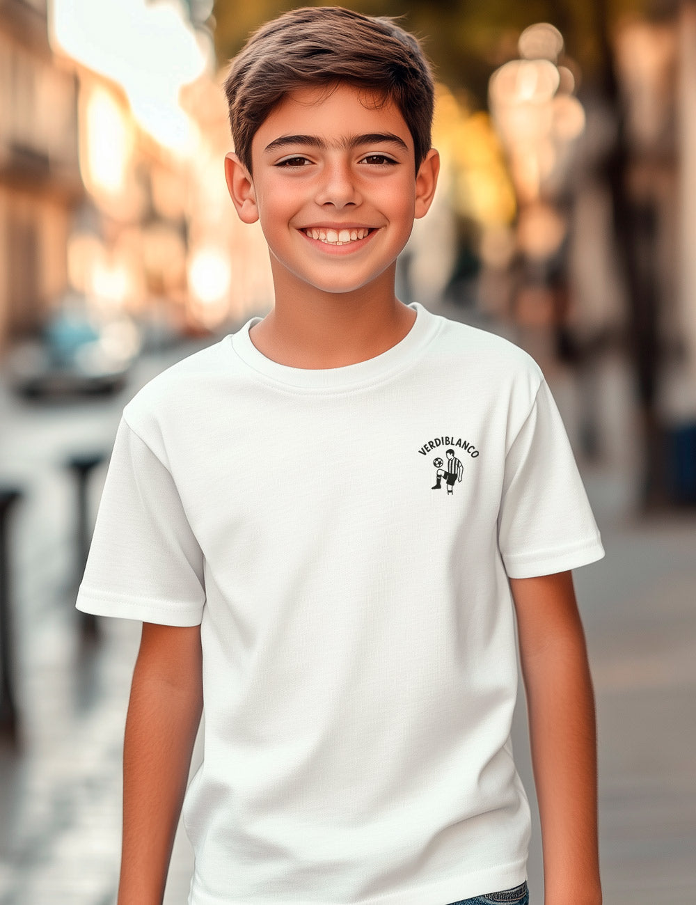 Camiseta Verdiblanco desde que nací. L 657 Kids