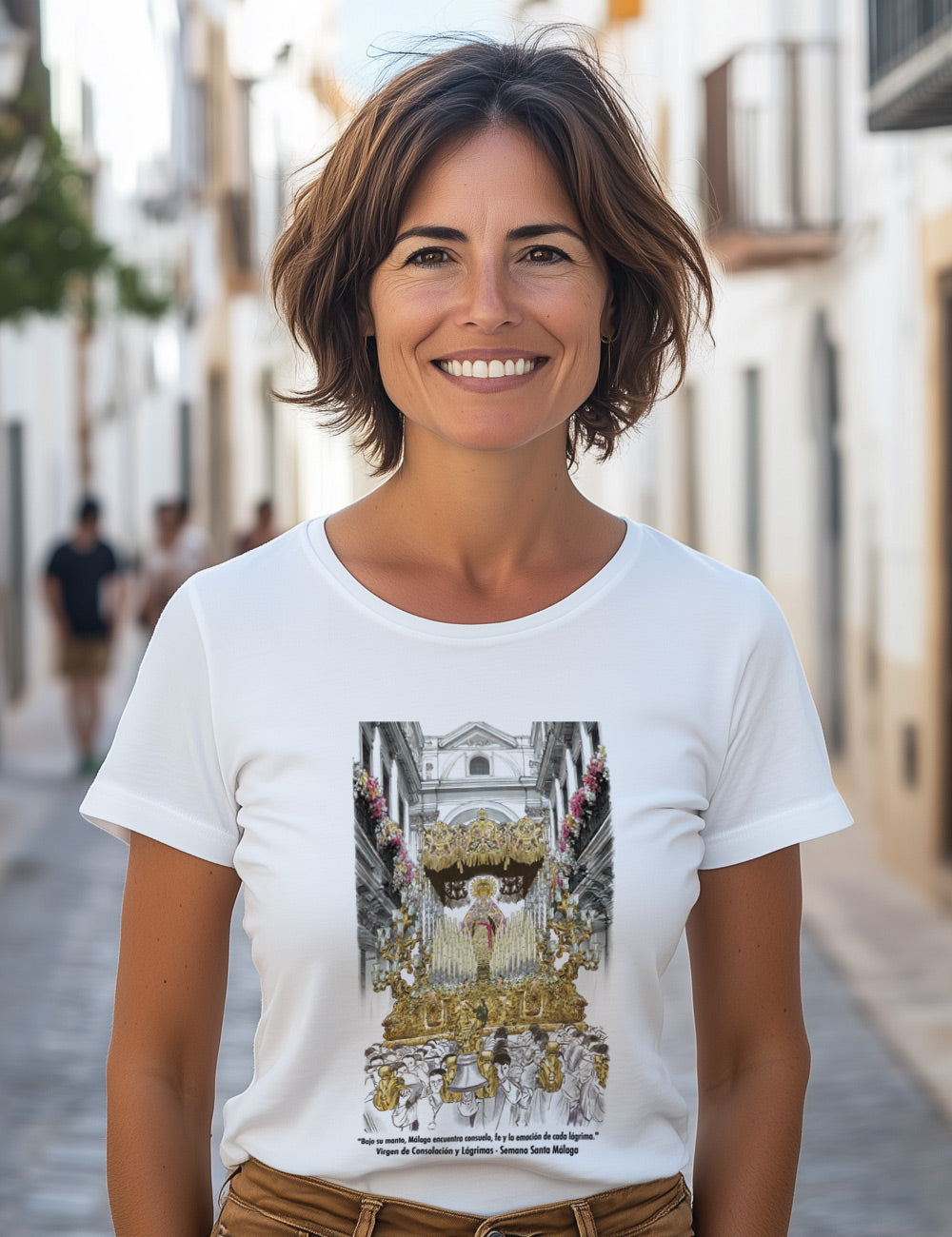 Camiseta Virgen de Consolación y Lágrimas. Málaga. L 446