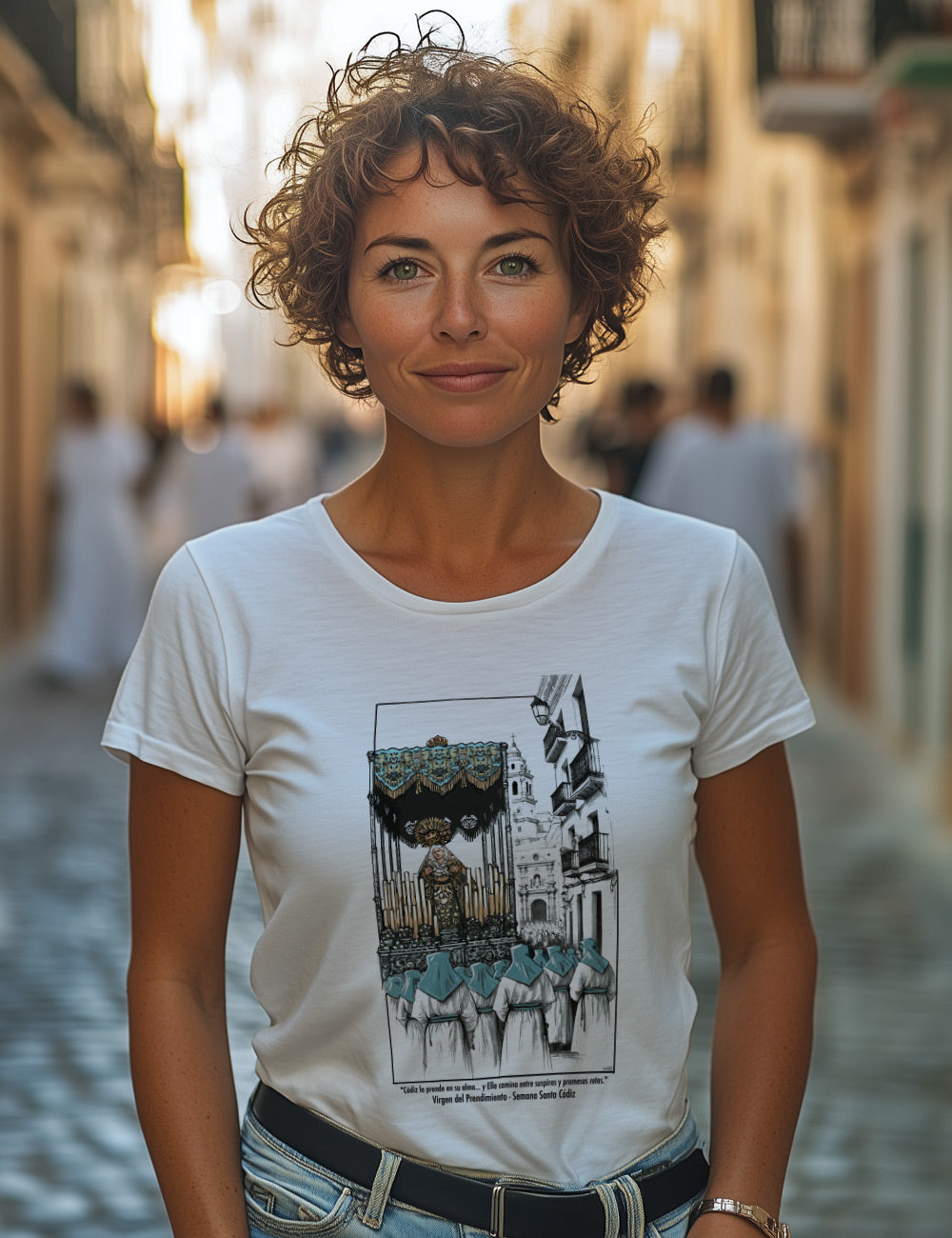 Camiseta Virgen Prendimiento Cádiz. L 430