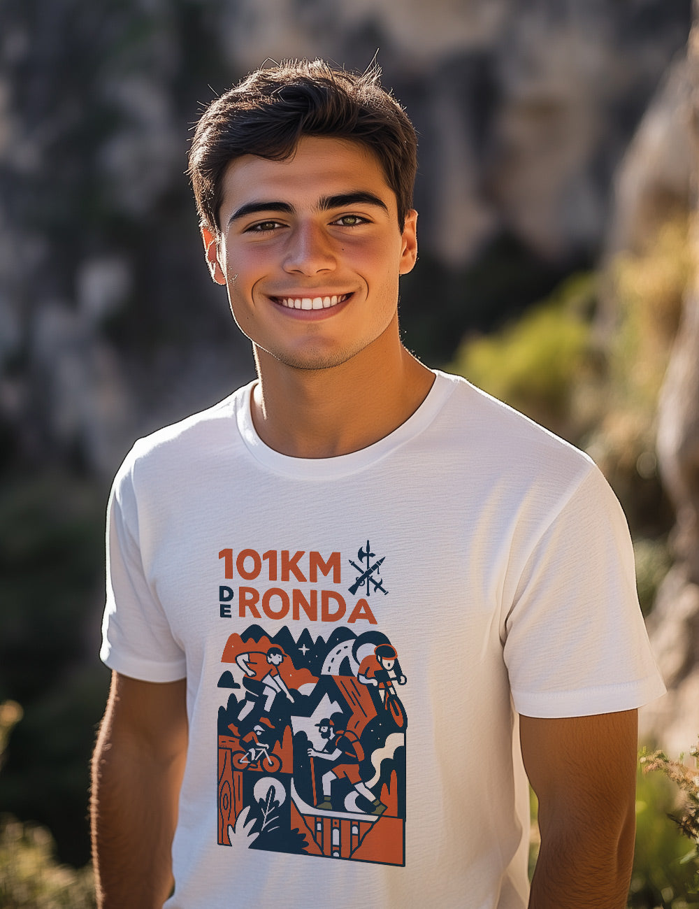 Camiseta Triatlón 101 km Ronda. L 425
