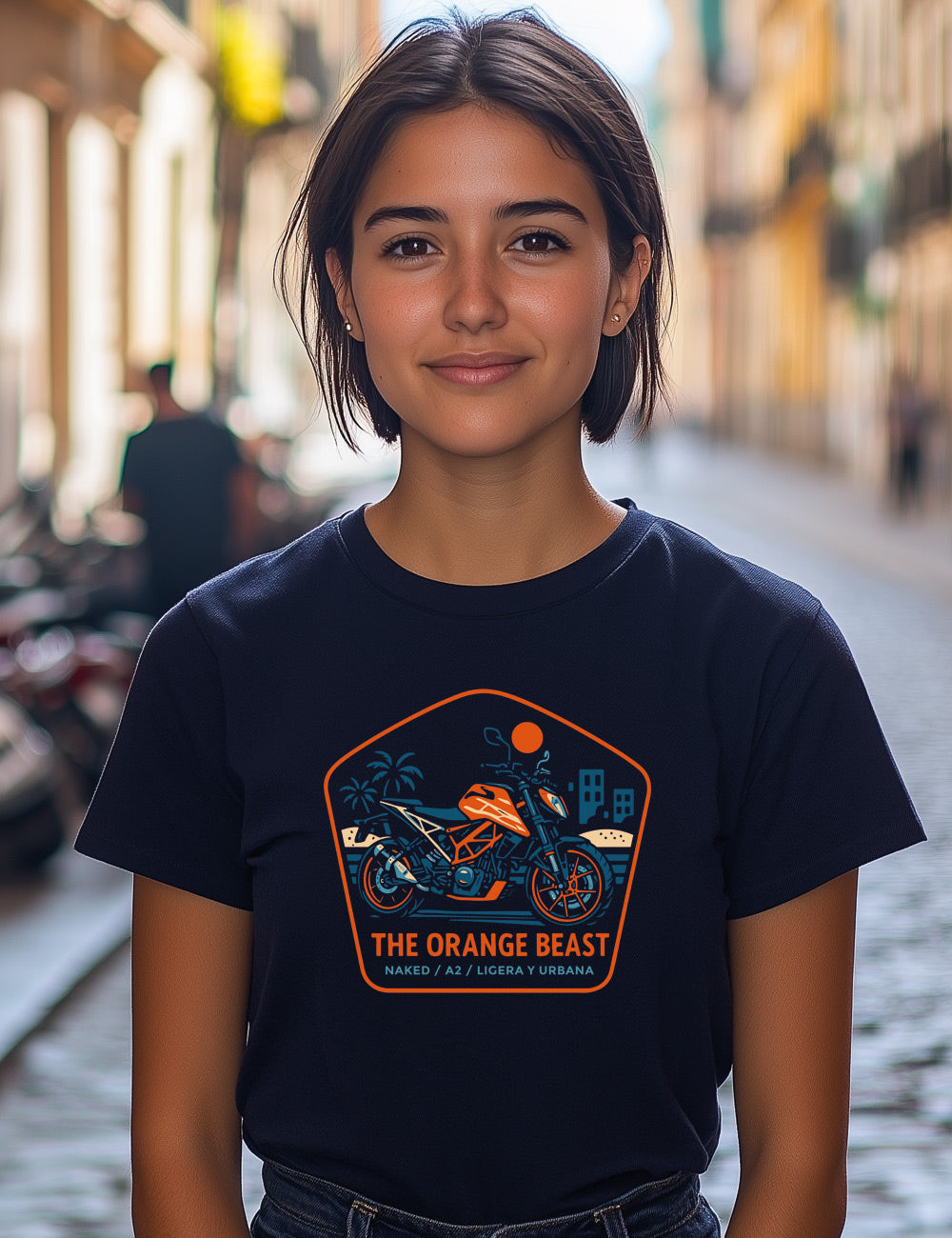 Camiseta The orange beast. L 466