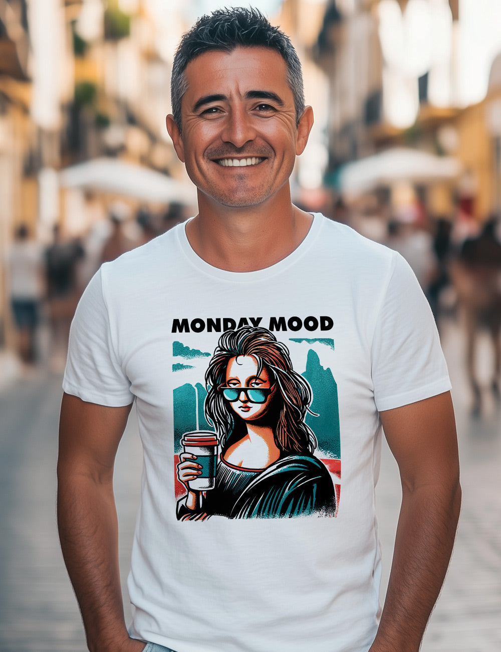 Camiseta Monday mood. L 419
