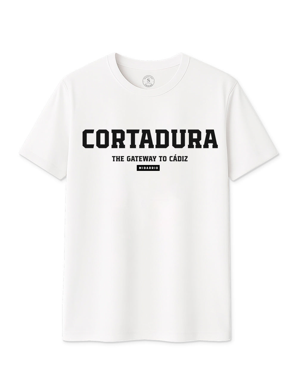 Camiseta Cortadura. Mibarrio. L 1371