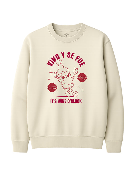 Sudadera Vino y se fue. L 115s