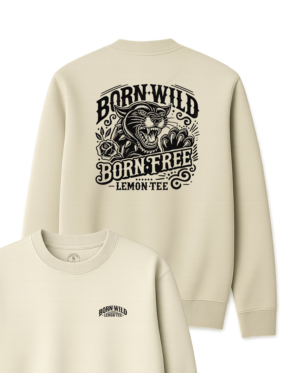 Sudadera Born Wild. L 175s