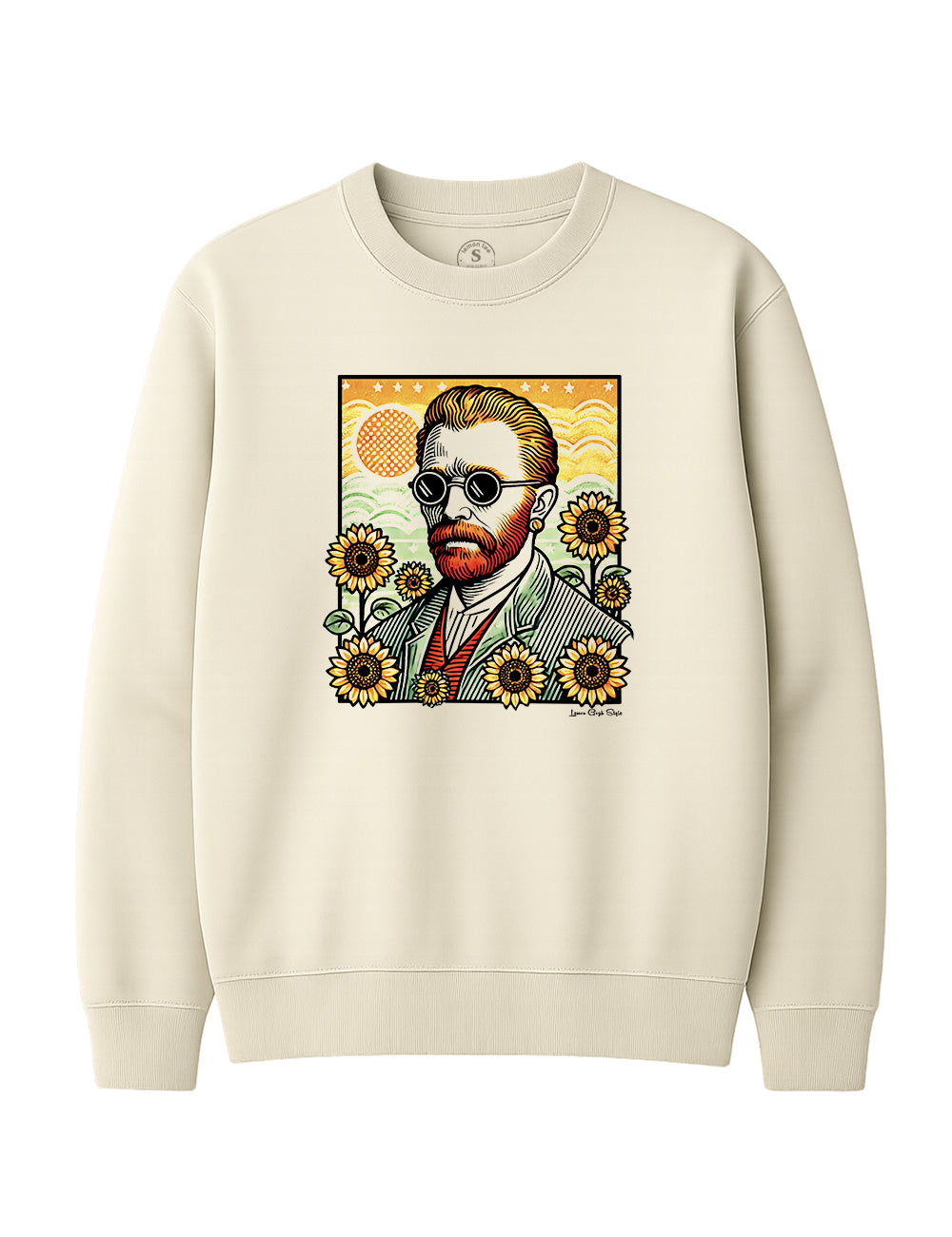 Sudadera Lemon Gogh Style. L 191s