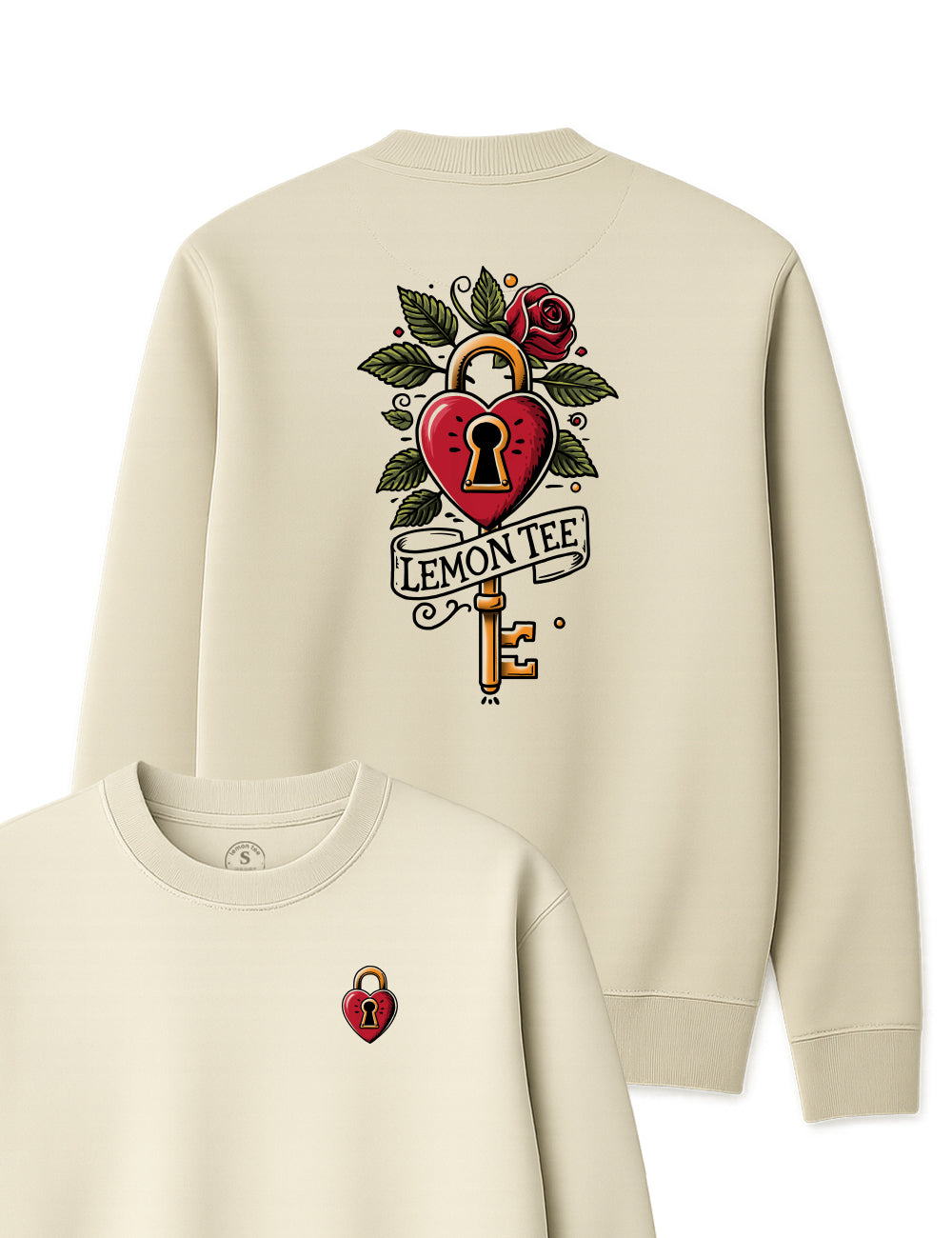 Sudadera Locked in Love. L 35s