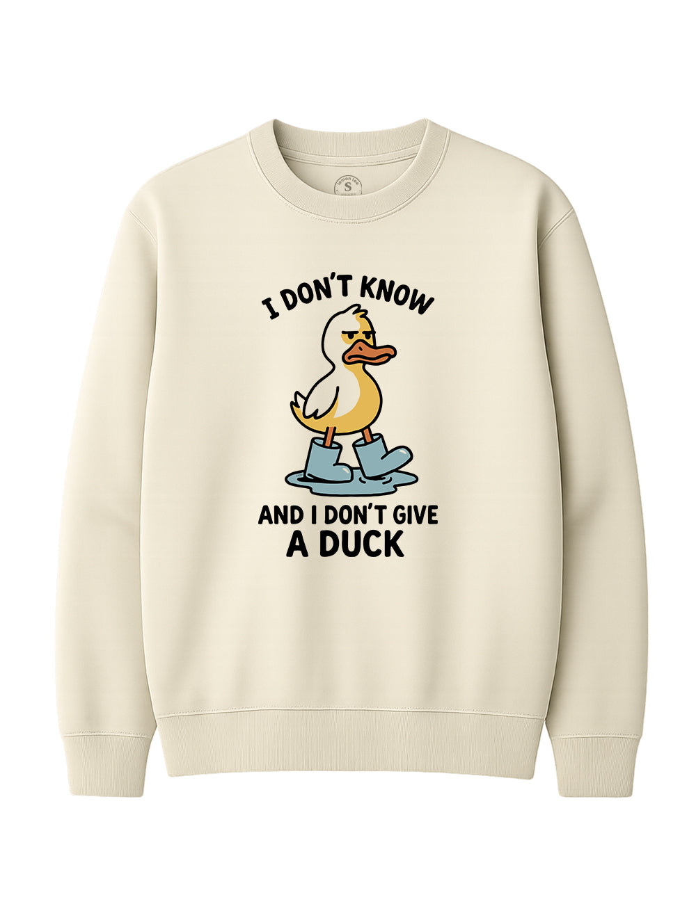 Sudadera Don´t give a Duck. L 407s