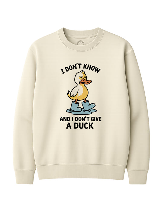 Sudadera Don´t give a Duck. L 407s