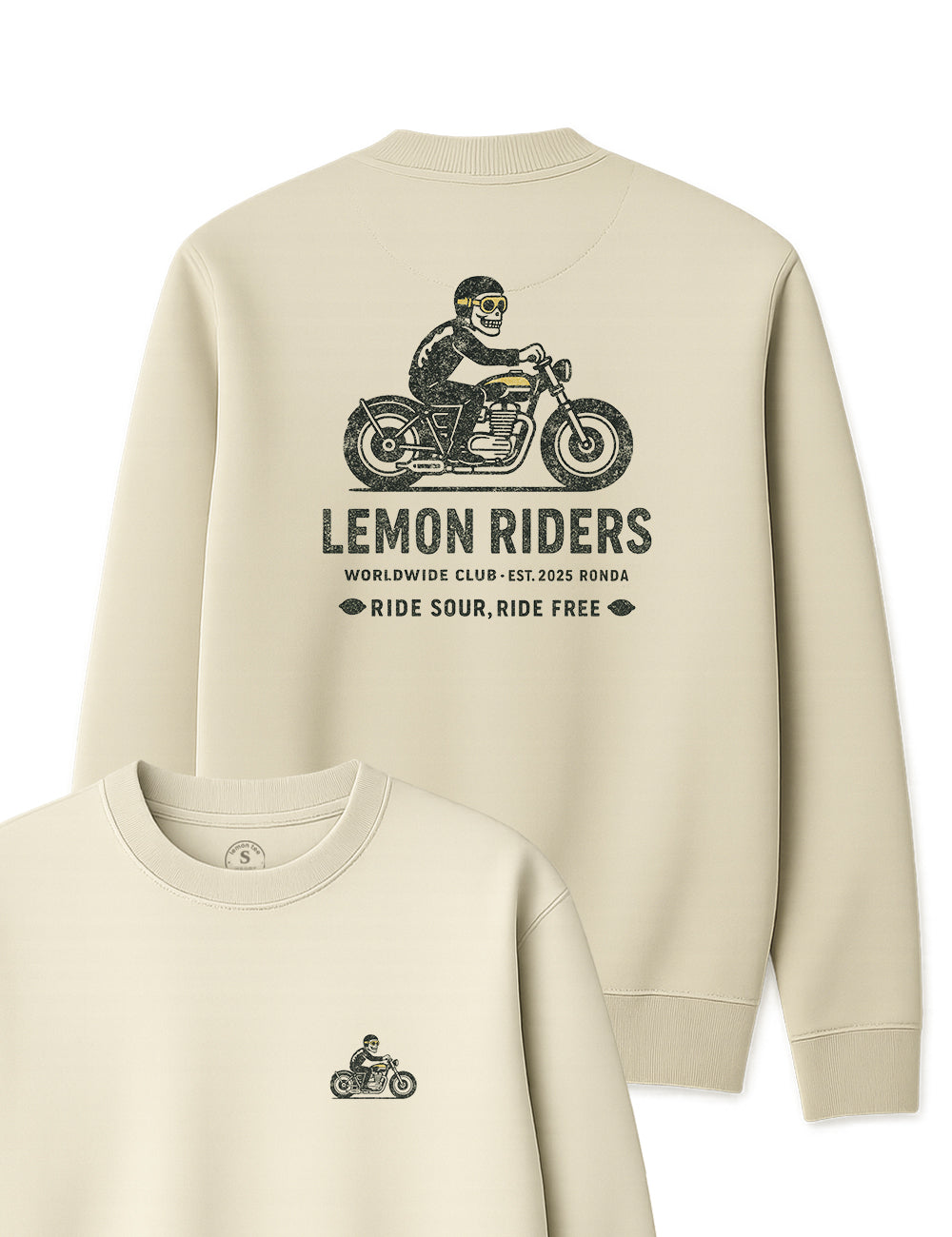 Sudadera Lemon Riders Ronda. L 427s