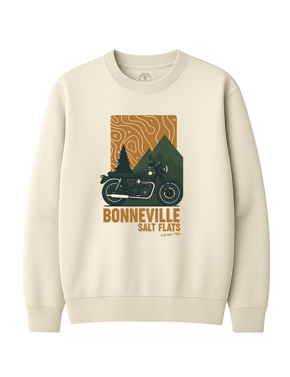 Sudadera Bonneville salt flats. L 457s