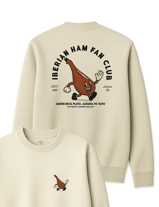 Sudadera Iberian ham fan club. L 536s