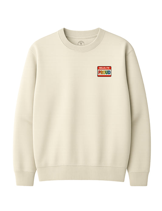 Sudadera Hello, I´m proud. L 545s