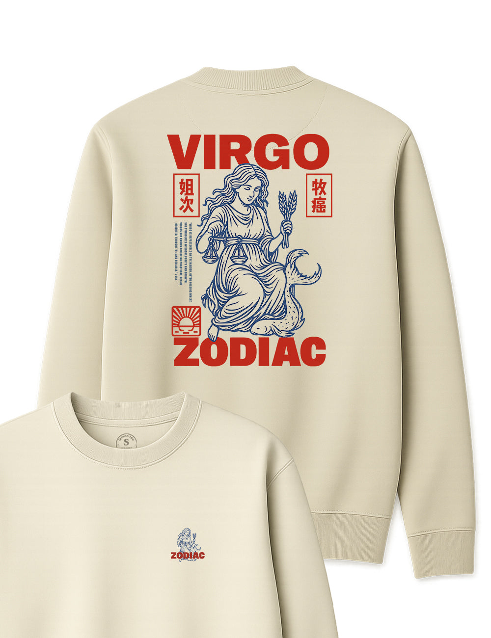 Sudadera Virgo Zodiac. L 564s