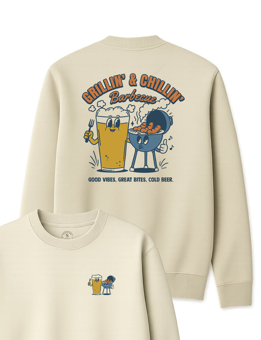 Sudadera Grillin y chillin. L 594s
