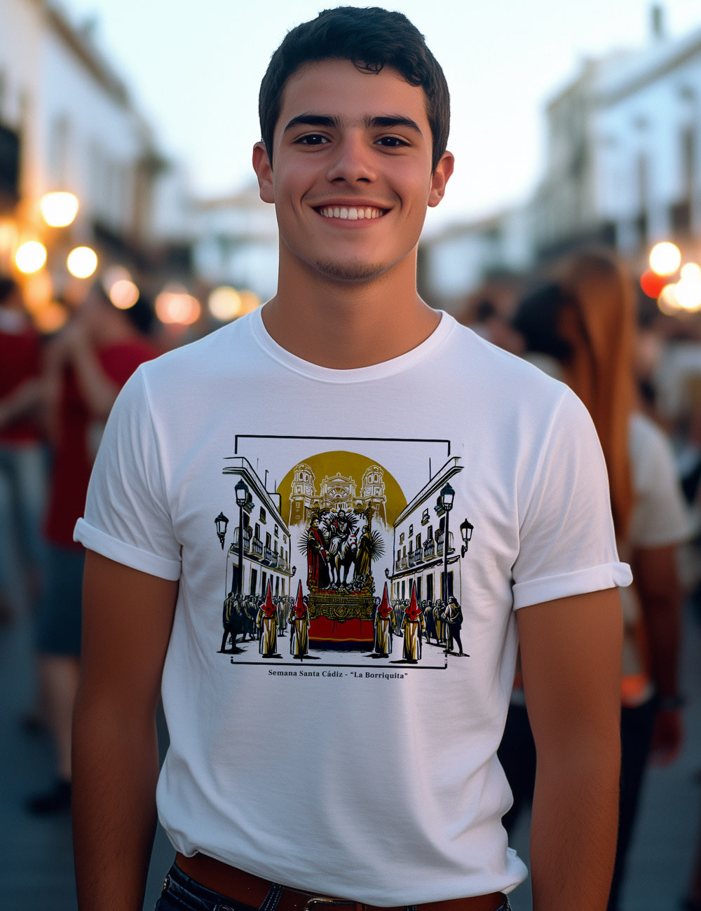 Camiseta La Borriquita. Semana Santa de Cádiz. L 348