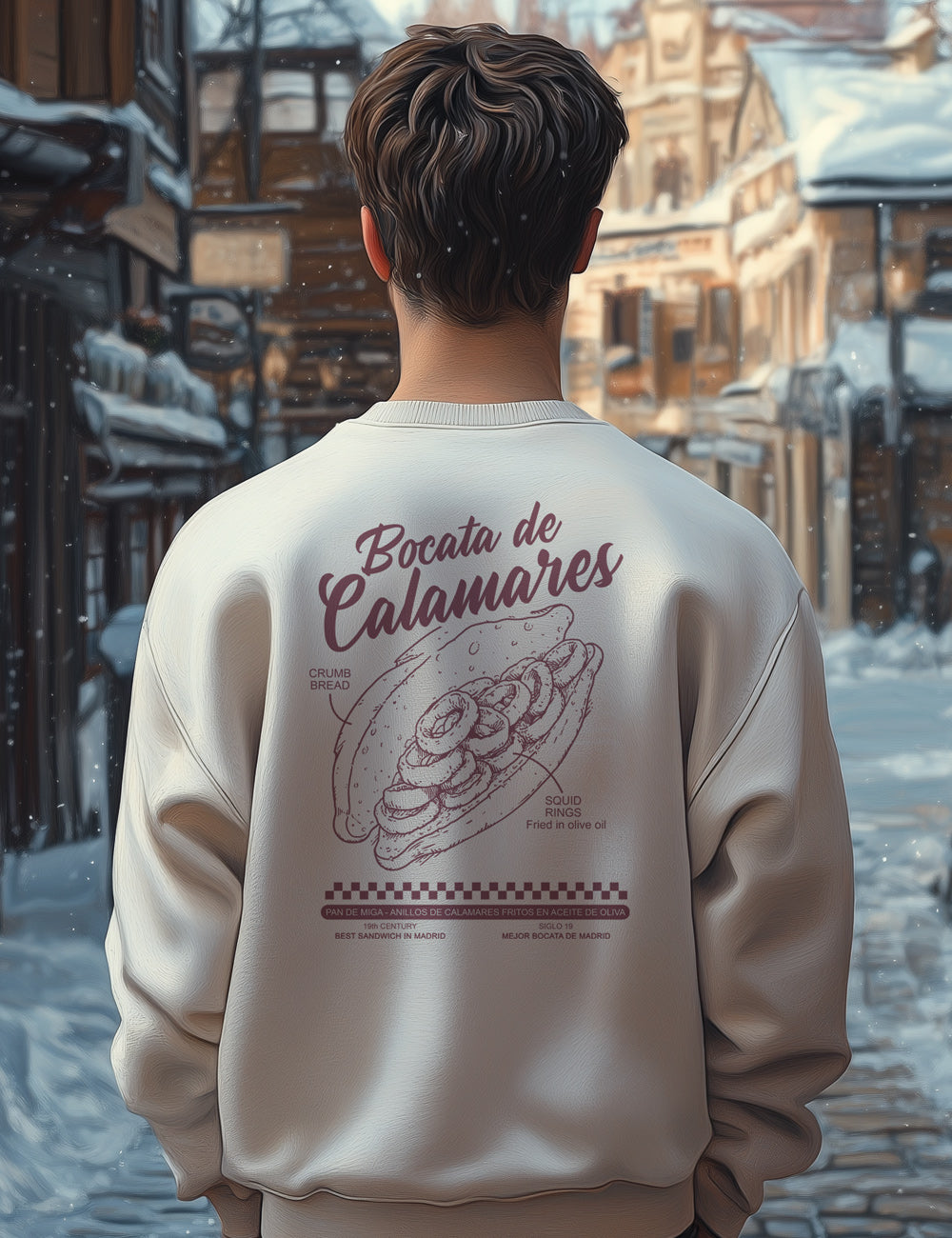 Sudadera Bocadillo de Calamares. L 155