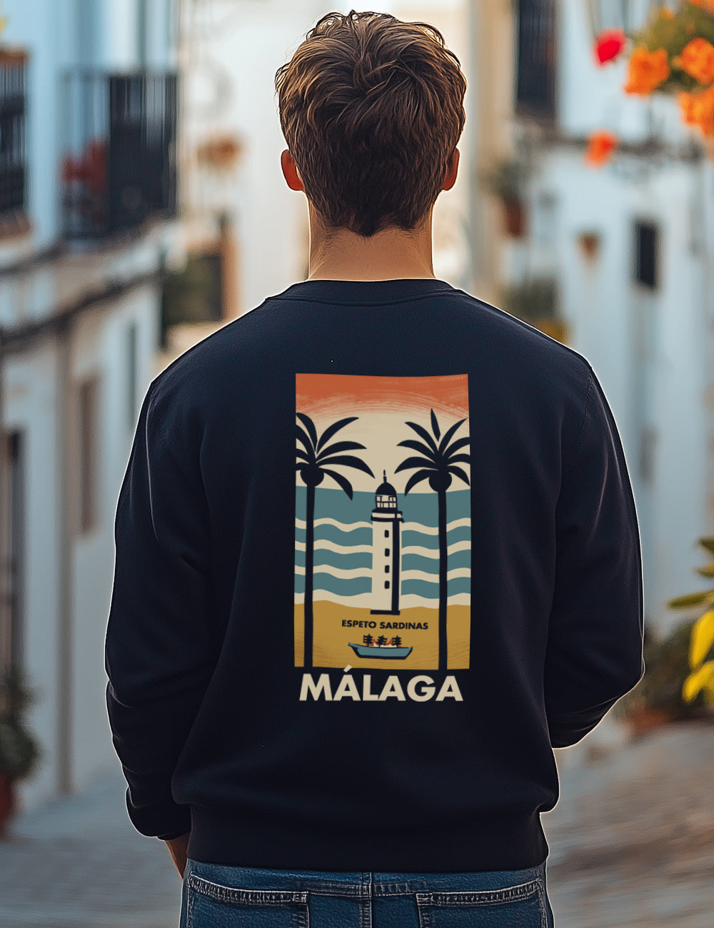 Sudadera Sardine on the beach L44s