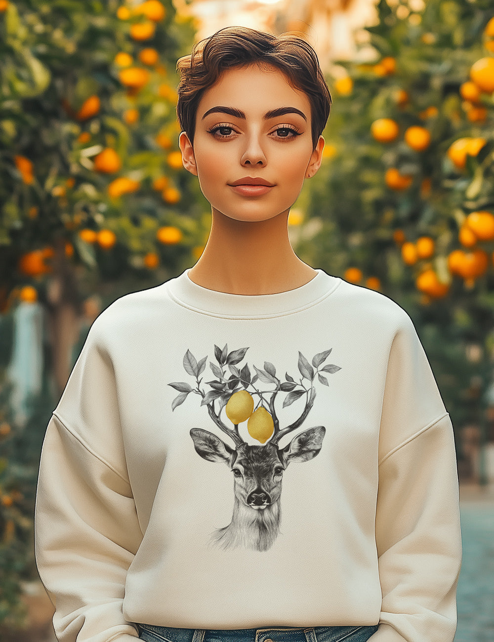 Sudadera Lemon deer. L24s