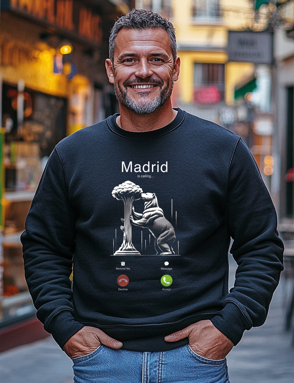 Sudadera Madrid Llama. L 272