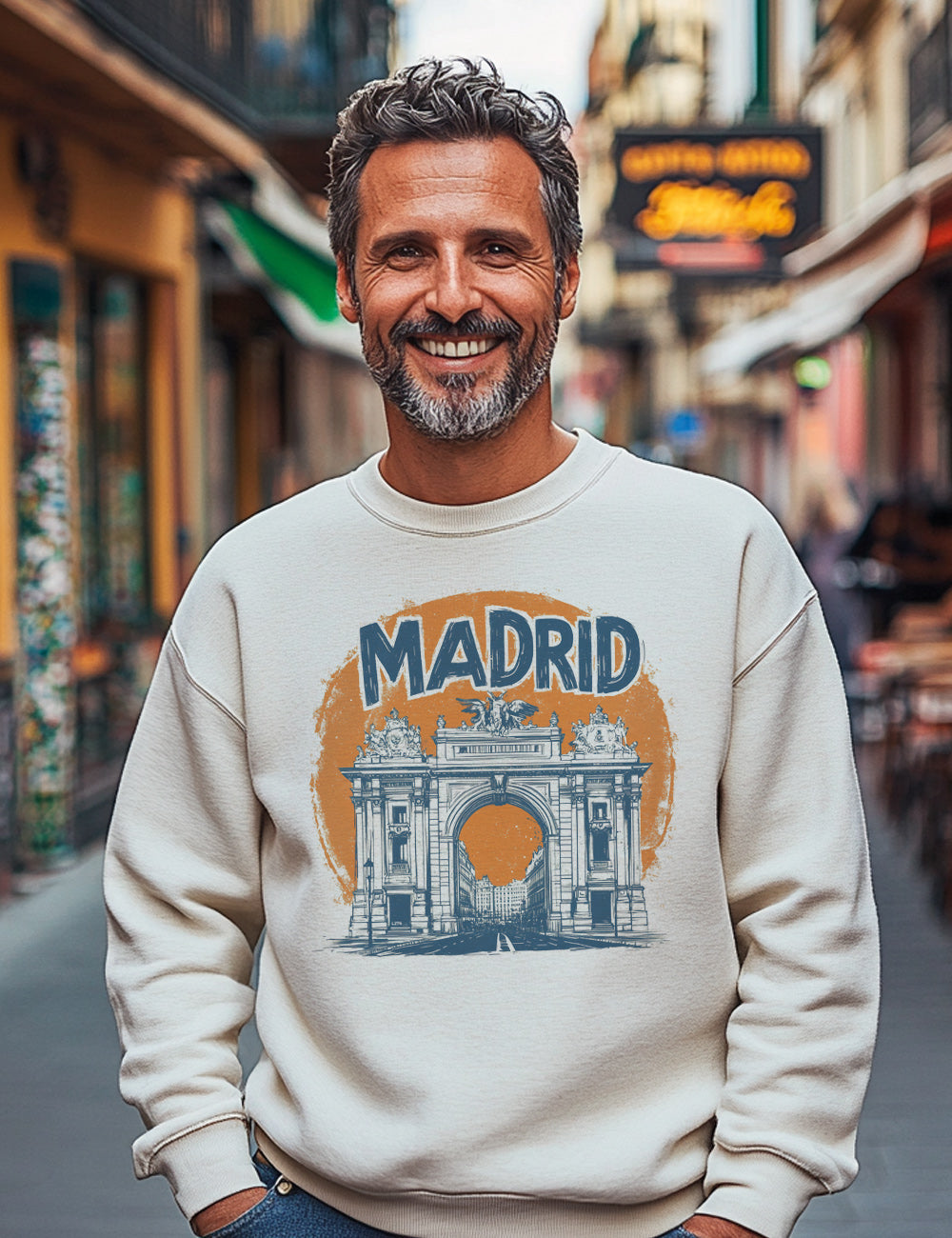 Sudadera Puerta Alcala Madrid. L 276