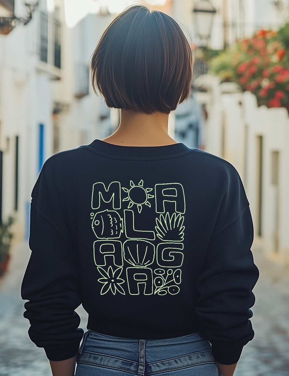 Sudadera Málaga vibes L46s
