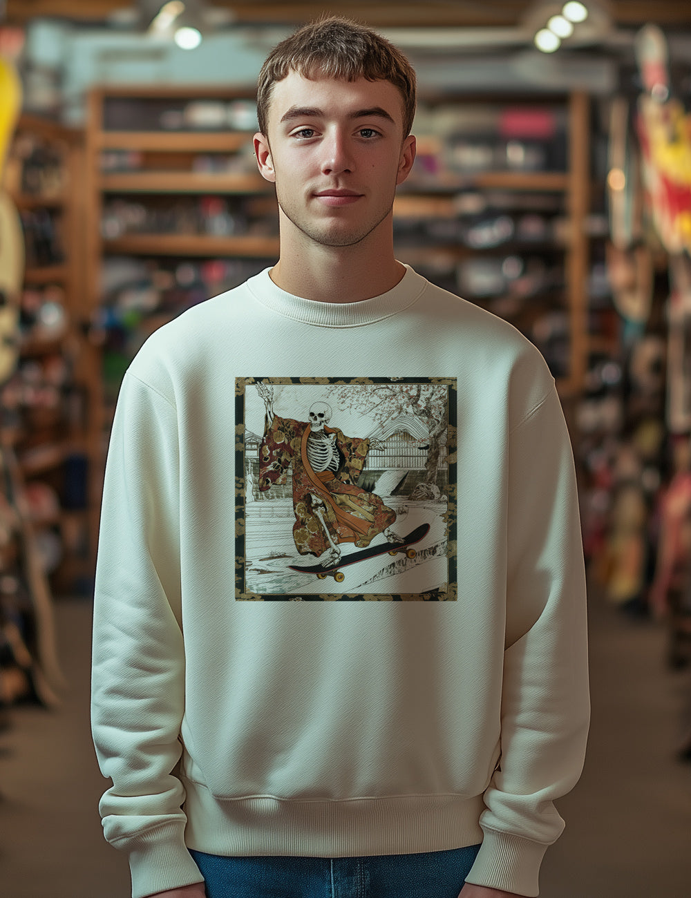 Sudadera Skeletor Samurai. L14s