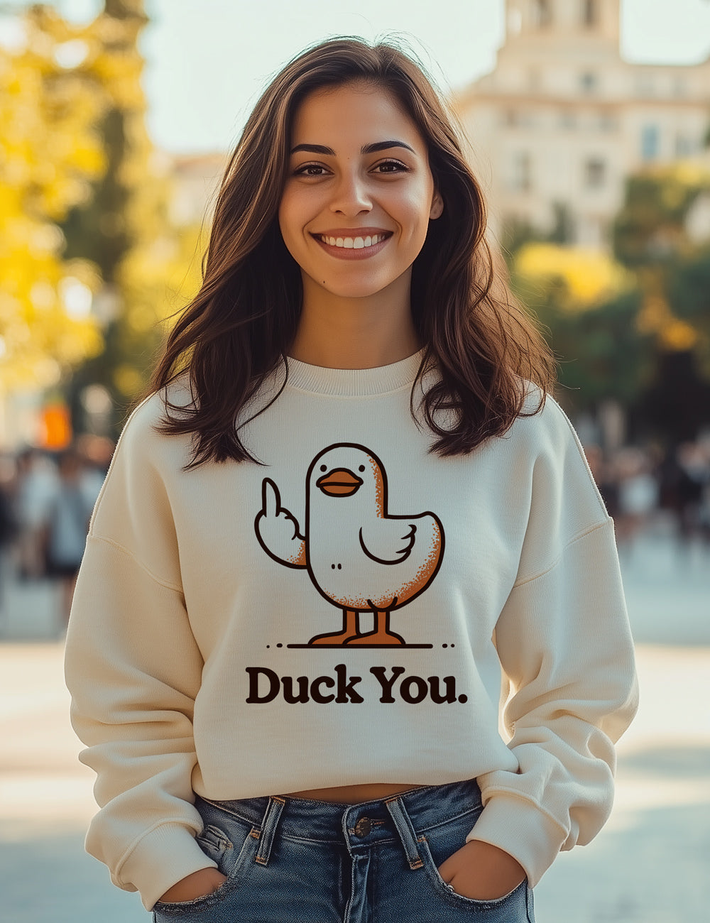 Sudadera Duck you. L106S