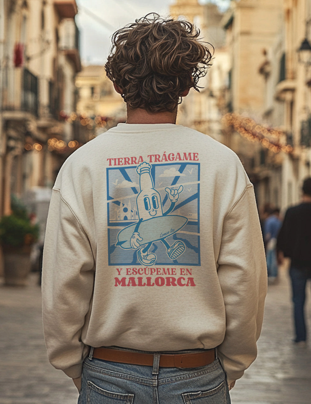 Sudadera Tierra Trágame y escúpeme en Mallorca. L 316