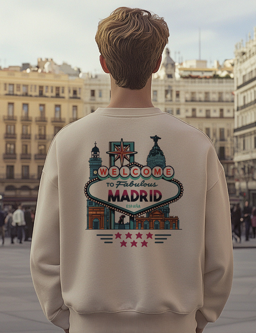 Sudadera Welcome Madrid. L 170